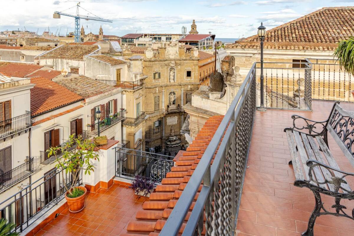 Palazzo Viola Suite Panoramica Palermo Kültér fotó